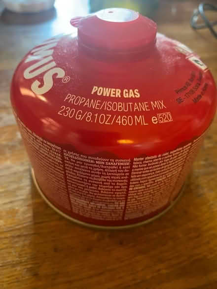 Photo of free Power gas (camping gas) cannister 460ml (Upper Norwood SE19) #2
