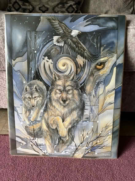 Photo of free 16 x 20 watercolor wolf poster (Greece, NY) #1