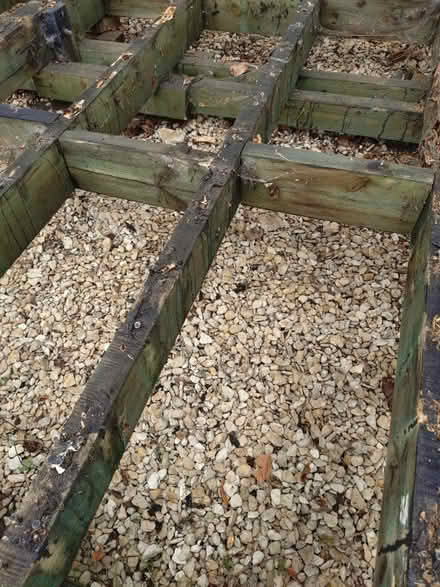 Photo of free Timber supports from dismantled decking, various condition (North Hinksey OX2) #1