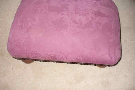 Photo of free Small footstool with fire label (Far Bletchley MK3) #1