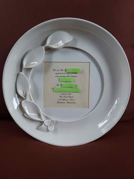 Photo of free Porcelain calla lilies frame (64 Clark Street medford ma) #1