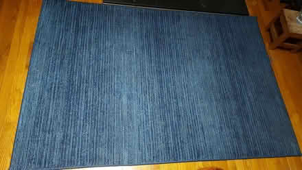 Photo of free Blue Polyester Rug 190cm x 133cm. (Berrylands KT5) #1