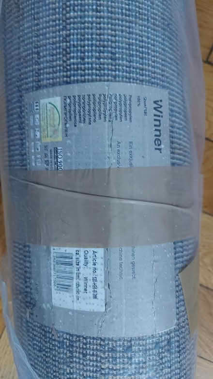 Photo of free Blue Polyester Rug 190cm x 133cm. (Berrylands KT5) #3