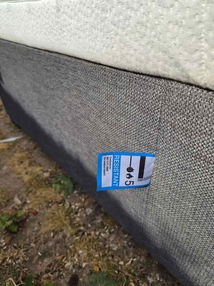 Photo of free Divan bed, headboard & mattress (Letchworth (SG6)) #1