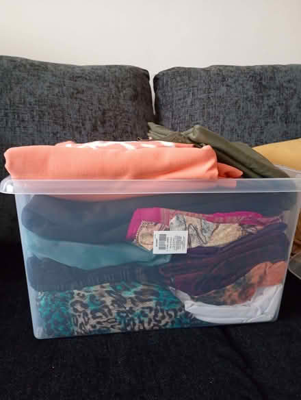 Photo of free Large box of fabrics (Seaforth L21) #1