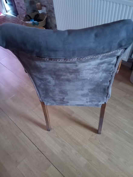 Photo of free brown suede chair (Folksworth PE3) #1