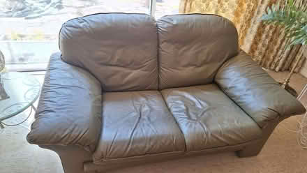 Photo of free Pair of leather sofas (Oxton CH43) #1