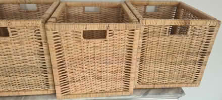 Photo of free Rattan Storage Boxes (Steed's Lane TN25) #3