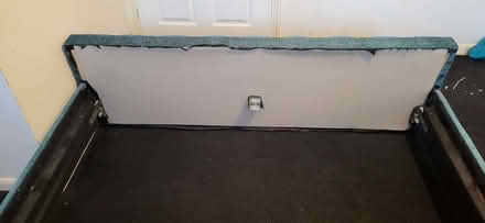Photo of free Turquoise fabric king size bed frame (Edenbridge TN8) #2