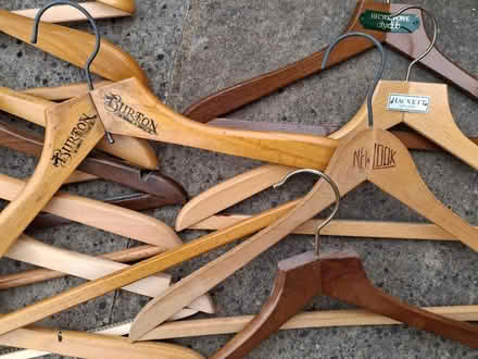 Photo of free Wooden coat hangers (Wimborne,Colehill) #2