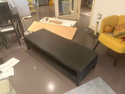 Photo of free Black Wooden TV Stand (Shoreditch N1) #1