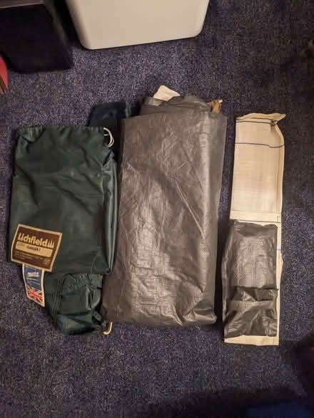 Photo of free 2 person tent , few wine glasses (Garston WD25) #1