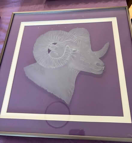 Photo of free Ram’s head glass etching (Vanier Parkway at Queensway) #1