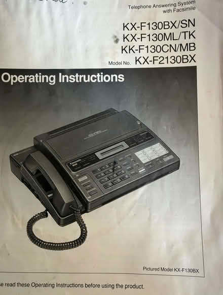Photo of free Panasonic phone/fax machine (Kingsthorpe NN2) #2