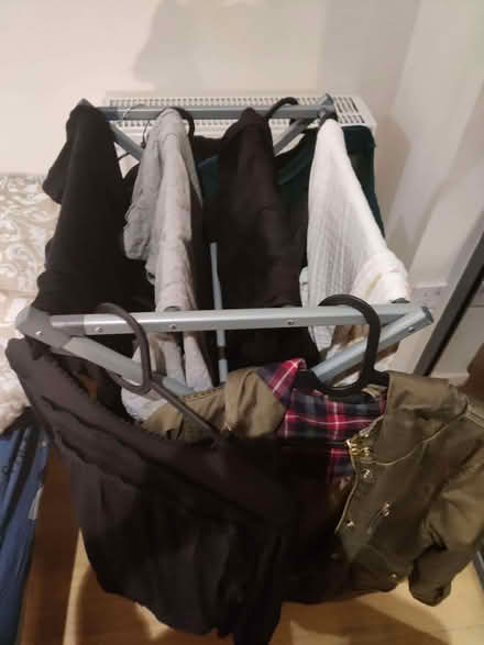 Photo of free 3-Tier Folding Clothes Airer / Drying Rack (White City W12) #2