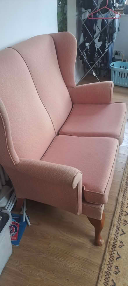 Photo of free Pink 2 seater sofa (Bowes Park N13) #1