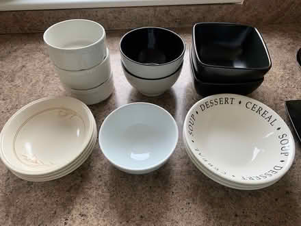 Photo of free Various bowls and plates (Newbury RG14) #1