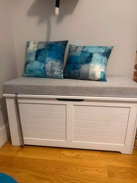Photo of free White Storage Bench (Bed Stuy, Brooklyn) #2