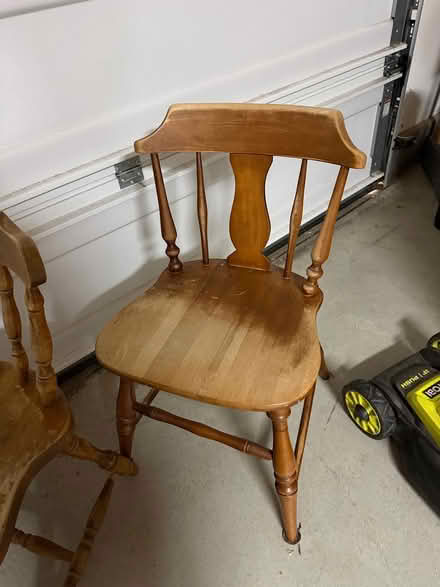 Photo of free 2 wooden chairs (Moreno Valley) #1