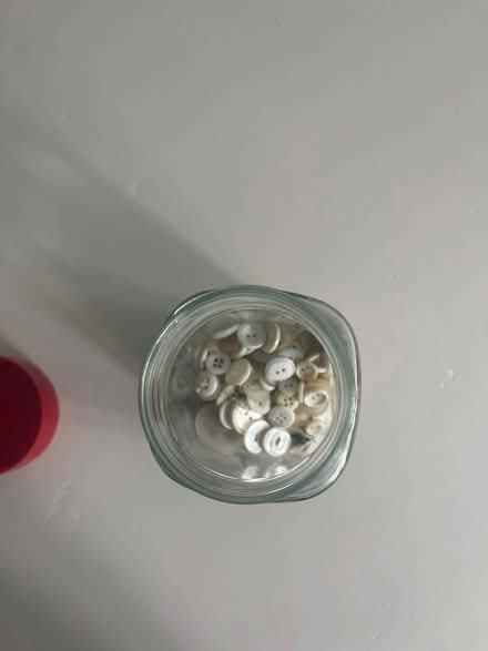 Photo of free Jar of white and cream buttons (South Dublin) #2