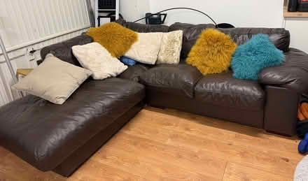 Photo of free Leather sofa (Chelmsford CM1) #2