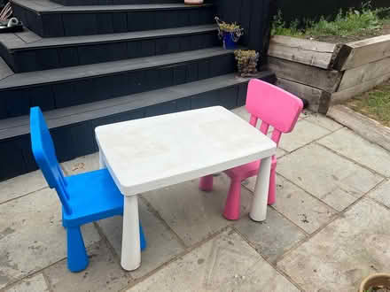 Photo of free Child’s table and chairs (St Albans AL3) #1