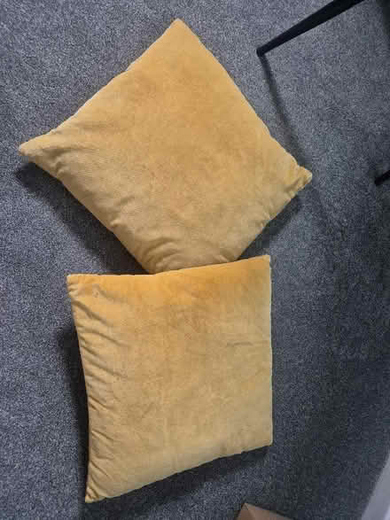 Photo of free Yellow cushions (Minster Lovell OX29) #1