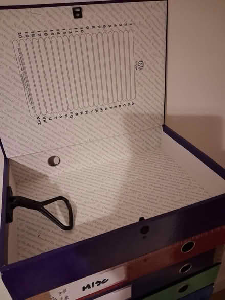 Photo of free Box Files FOOLSCAP size only (Swindon SN3 (near Lawn)) #1
