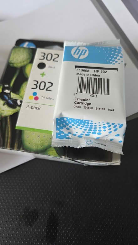 Photo of free HP 302 Tricolour printer cartridge unused (Carrville DH1) #1