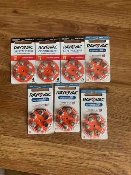 Photo of free Hearing Aid Batteries Size 13 (Waterlooville PO8) #1