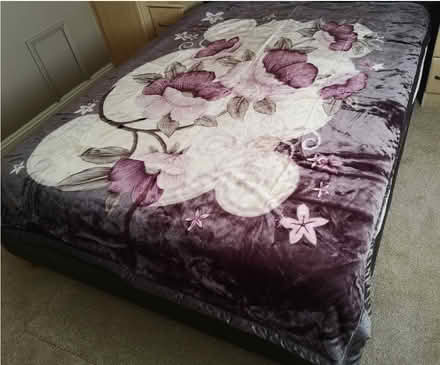 Photo of free Thick heavy soft floral blanket, heavy: weighs 2.2 kg (Boscombe BH5) #3