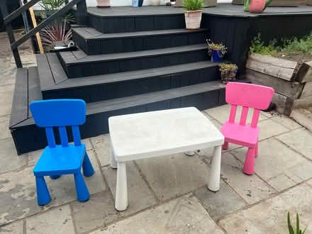 Photo of free Child’s table and chairs (St Albans AL3) #2