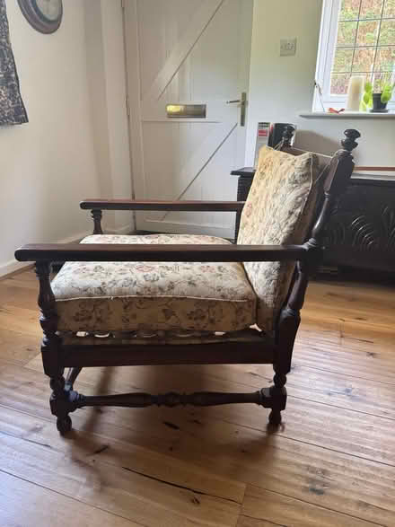 Photo of free Wooden armchair (HP27 Lacey Green) #1