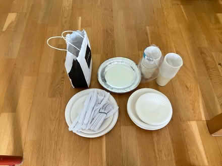 Photo of free Paper plates, cups, plastic cutlery (Kingston upon Thames, Norbiton) #1