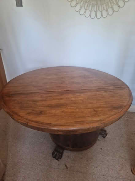 Photo of free Victorian Tilt Top Dining Table (LU3) #1