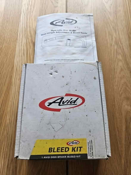 Photo of free Avid disc brake bleed kit (Guildford GU1) #1