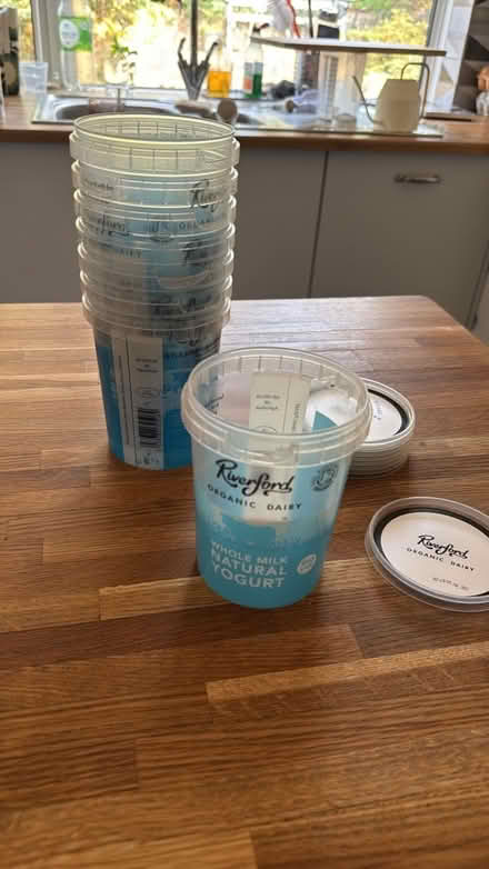 Photo of free 8 clean sturdy 500ml pots and lids (Pennsylvania, Exeter EX4) #1