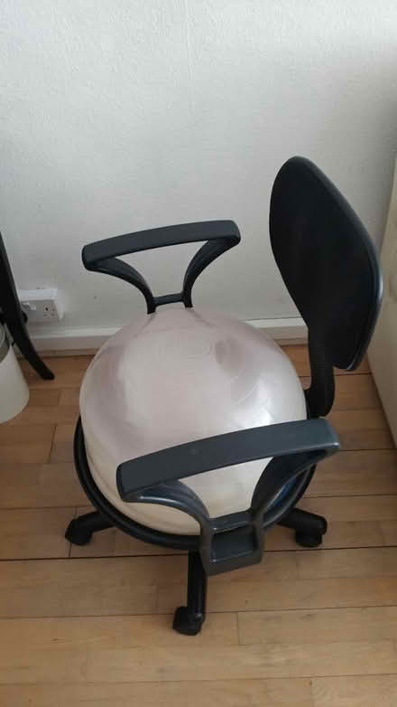Photo of free Gym ball chair with back rest (Stockwell SW9) #3