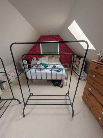 Photo of free 2x double rail hanging rails (Etchinghill CT18) #2