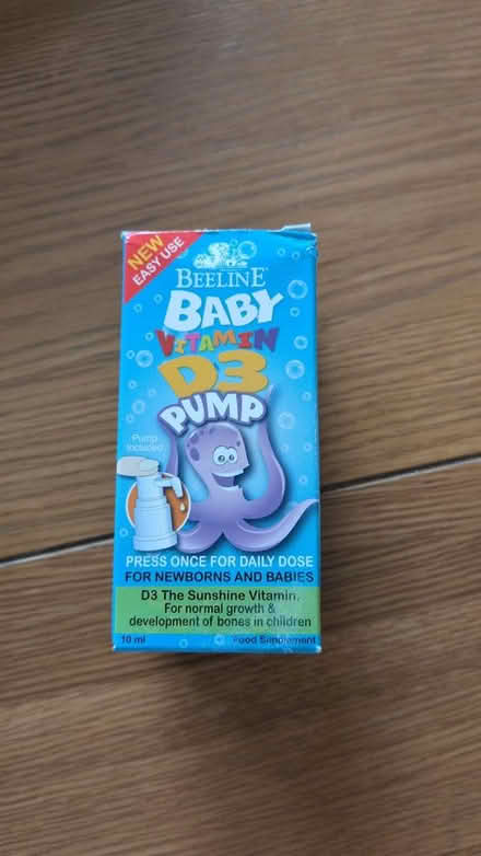 Photo of free Baby vitamin d drops (Dublin 16, near Ballyboden Rd) #1