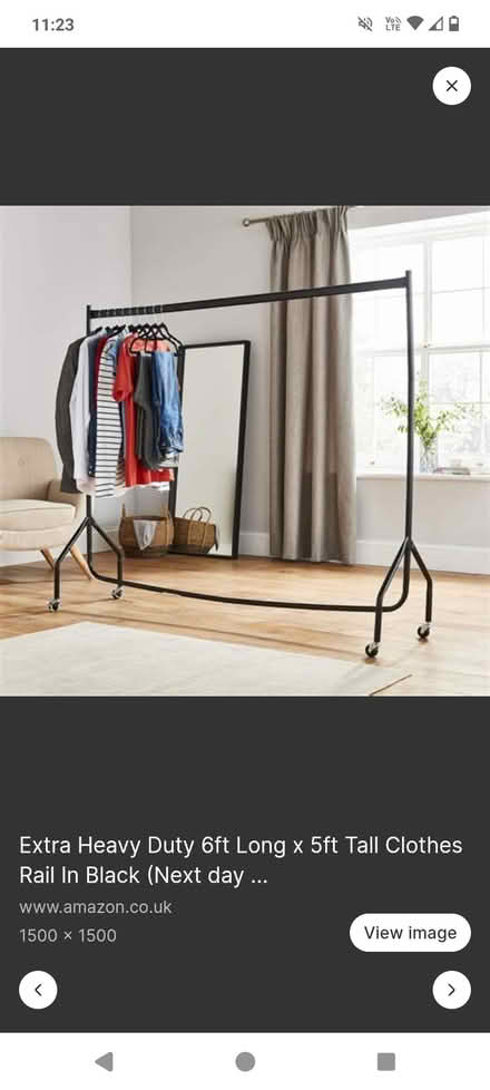 Photo of Clothes rail (Hunston PO20) #1