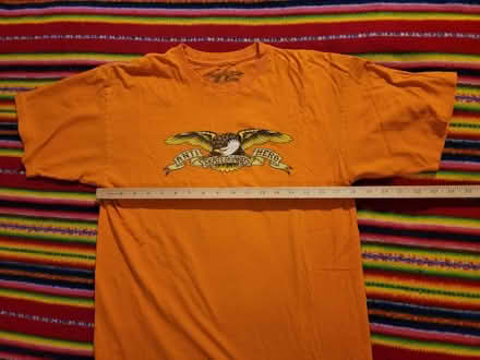 Photo of free Orange Skateboard Tee - Medium (West 7th) #3