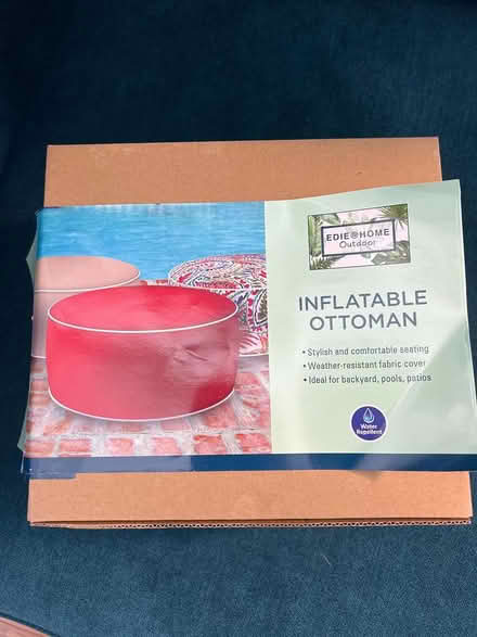 Photo of free inflatable ottoman (Downtown Silver Spring) #1