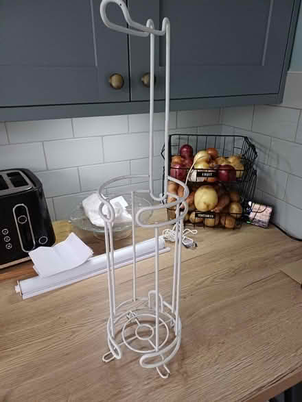 Photo of free White loo roll holder (LS16 Ireland wood) #1