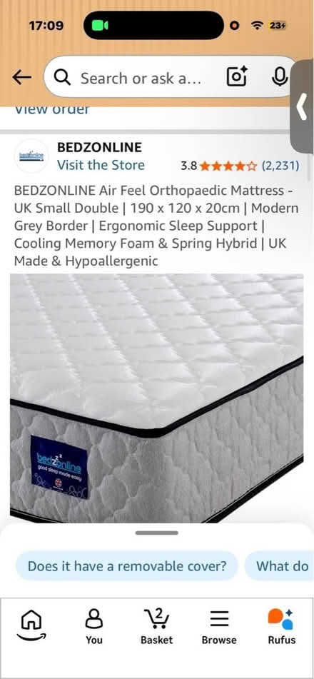 Photo of free single bed (Combe Down BA2) #3