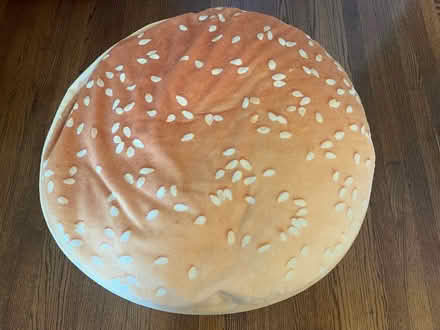 Photo of free “Hamburger” bean bag 🍔 ~27” round (East Capitol Hill Miller Park) #2