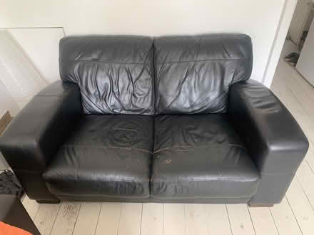 Photo of free Black Two-Seated Sofa - GONE BY FRIDAY (Kennington SE17) #1