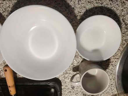 Photo of free Used IKEA Plate, Bowl & Mug Set - less than 1 year (White City W12) #1