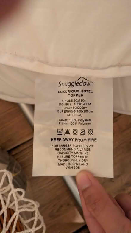 Photo of free double mattress topper (Archway, N19) #2