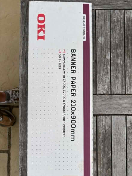 Photo of free Banner/Landscape printing paper (Marsworth, HP23) #1